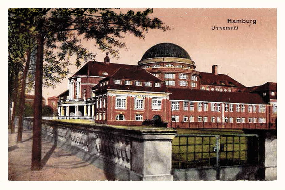 Postkarte Hauptgebäude aus den 30er Jahren