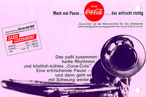 Advertisement for coca cola